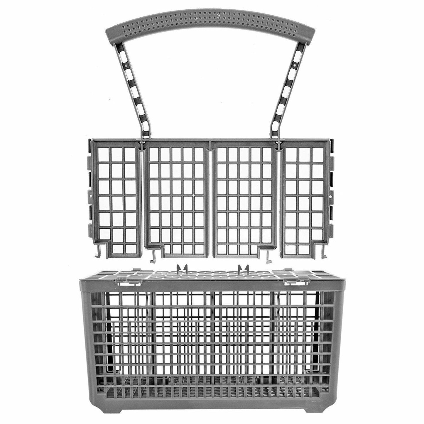 Dishwasher Cutlery Basket Plastic Cage Tray Lid & Removable Handle for Indesit Sparesbarn