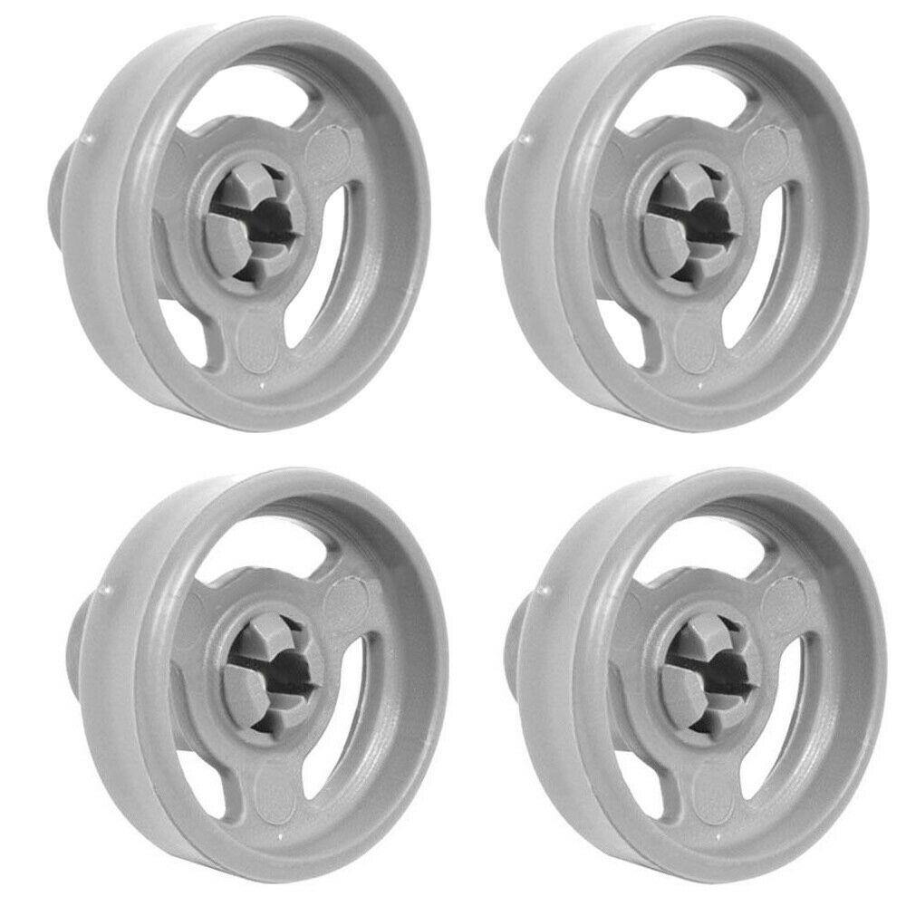 4X Dishwasher Lower Basket Wheel & Roller Pin For Hotpoint Creda C00056347 35mm Sparesbarn