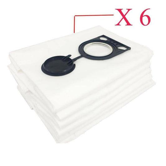 6 x Multi-Purpose vacuum cleaner bags For Starmix 434827, FBV 20, 32, 25, 35,NSG Sparesbarn