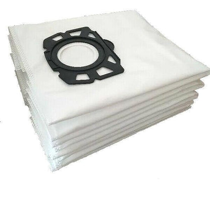 6X Vacuum Fleece Filter Dust Bags For Karcher WD 4 WD 5 WD 6 WD4 WD5 WD6 Sparesbarn