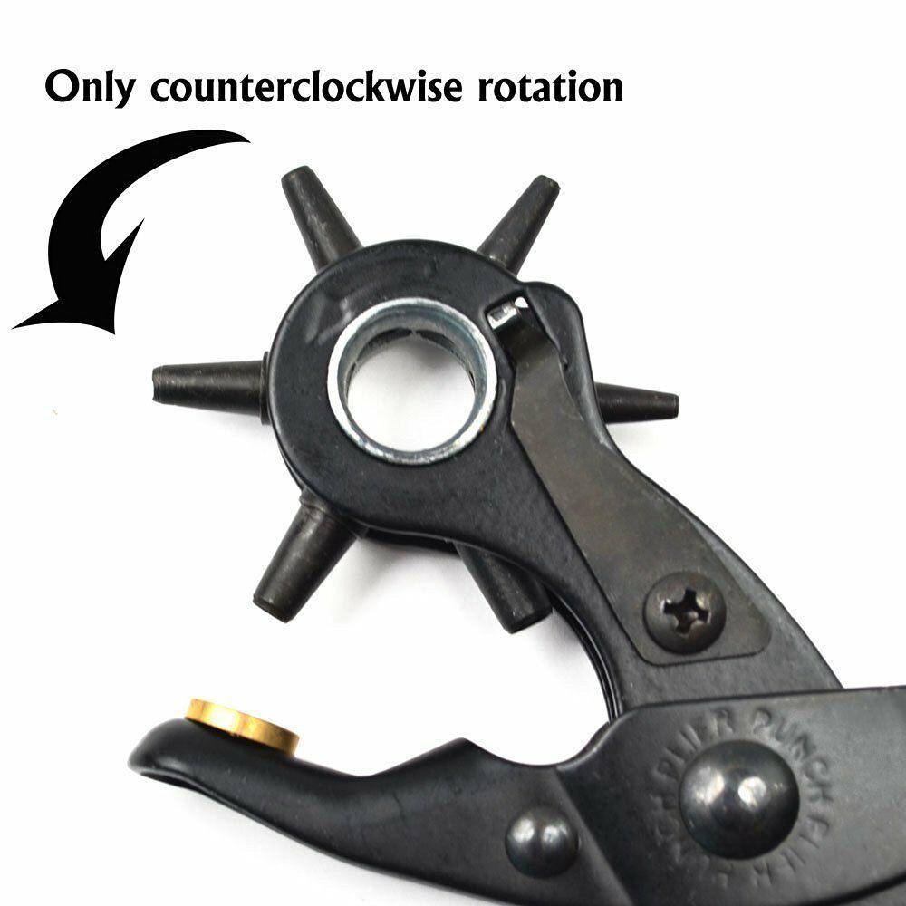 Multi-Size Hole Puncher Punch Plier And 100pcs Eyelets Eye Let Craft Tool AU Sparesbarn