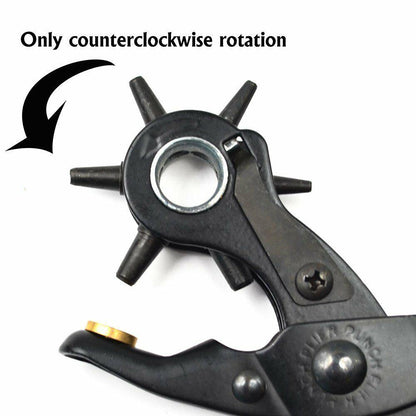 Multi-Size Hole Puncher Punch Plier And 100pcs Eyelets Eye Let Craft Tool AU Sparesbarn