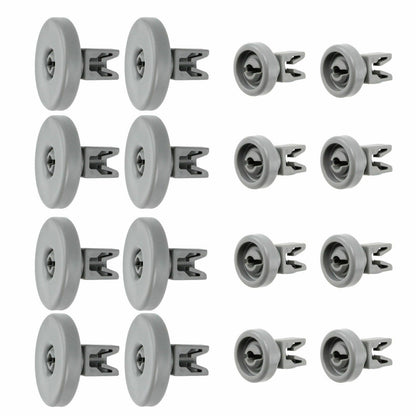 8 x Upper & 8 x Lower Basket Tray Wheels For Electrolux ESL45015 ESL6115 ESL6124 Sparesbarn
