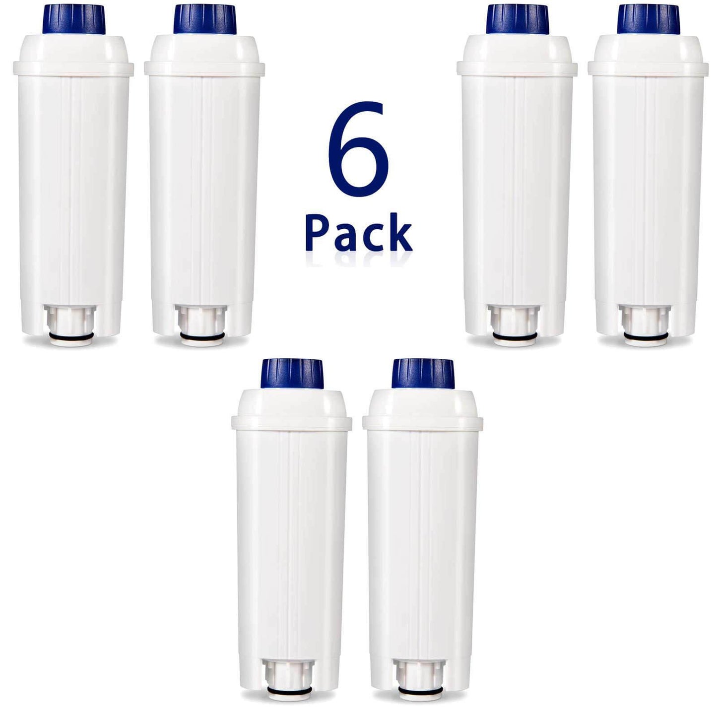 6 Coffee Water Filter For Delonghi Magnifica S ECAM 22.110 ECAM 45.760 Sparesbarn