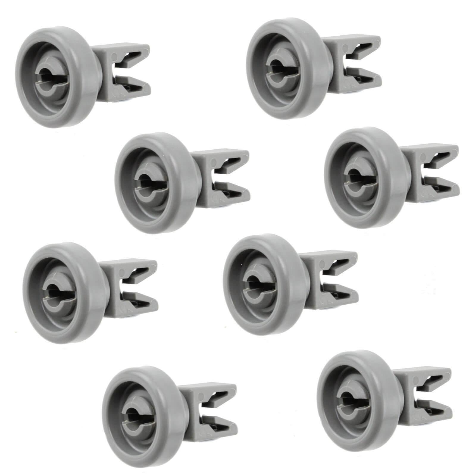 8X Dishwasher Upper Basket Wheel For AEG FAV54750VI FAV64800W Bottom Sparesbarn