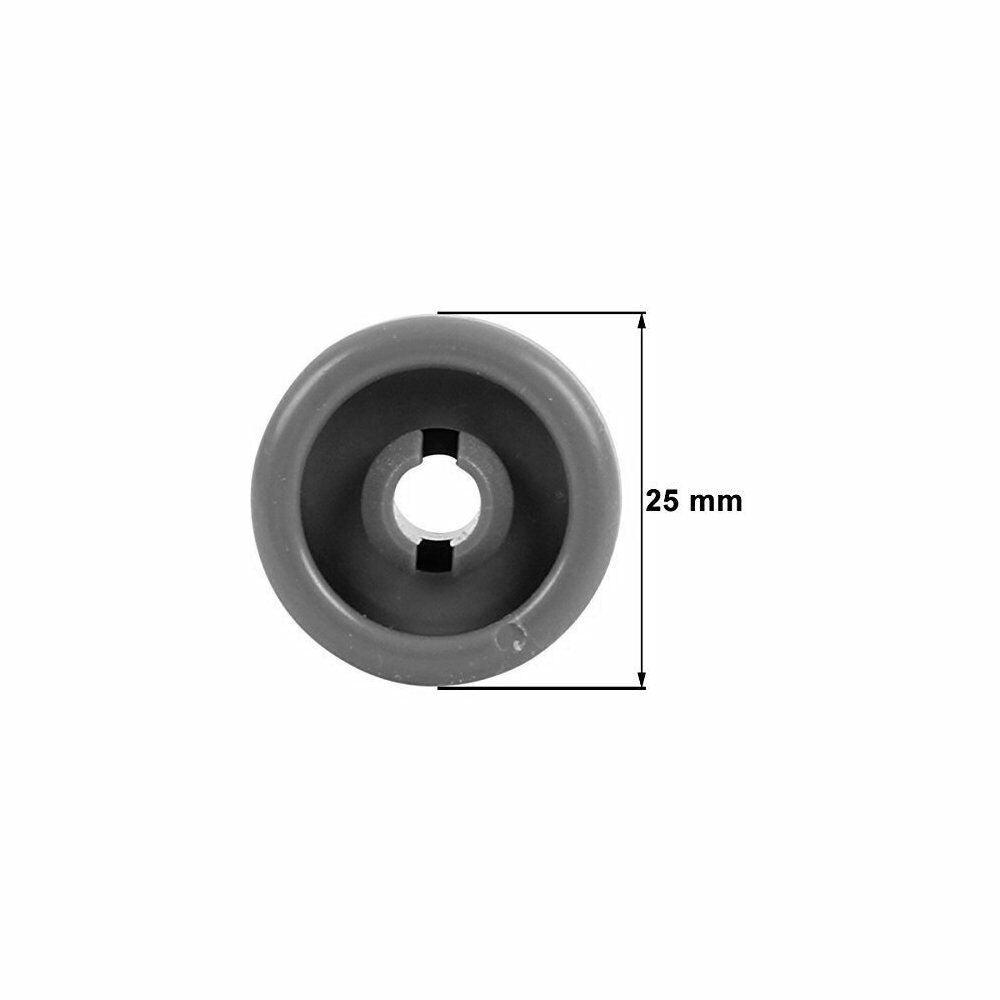 8X Dishwasher Upper Basket Wheel For AEG FAV54750VI FAV64800W Bottom Sparesbarn