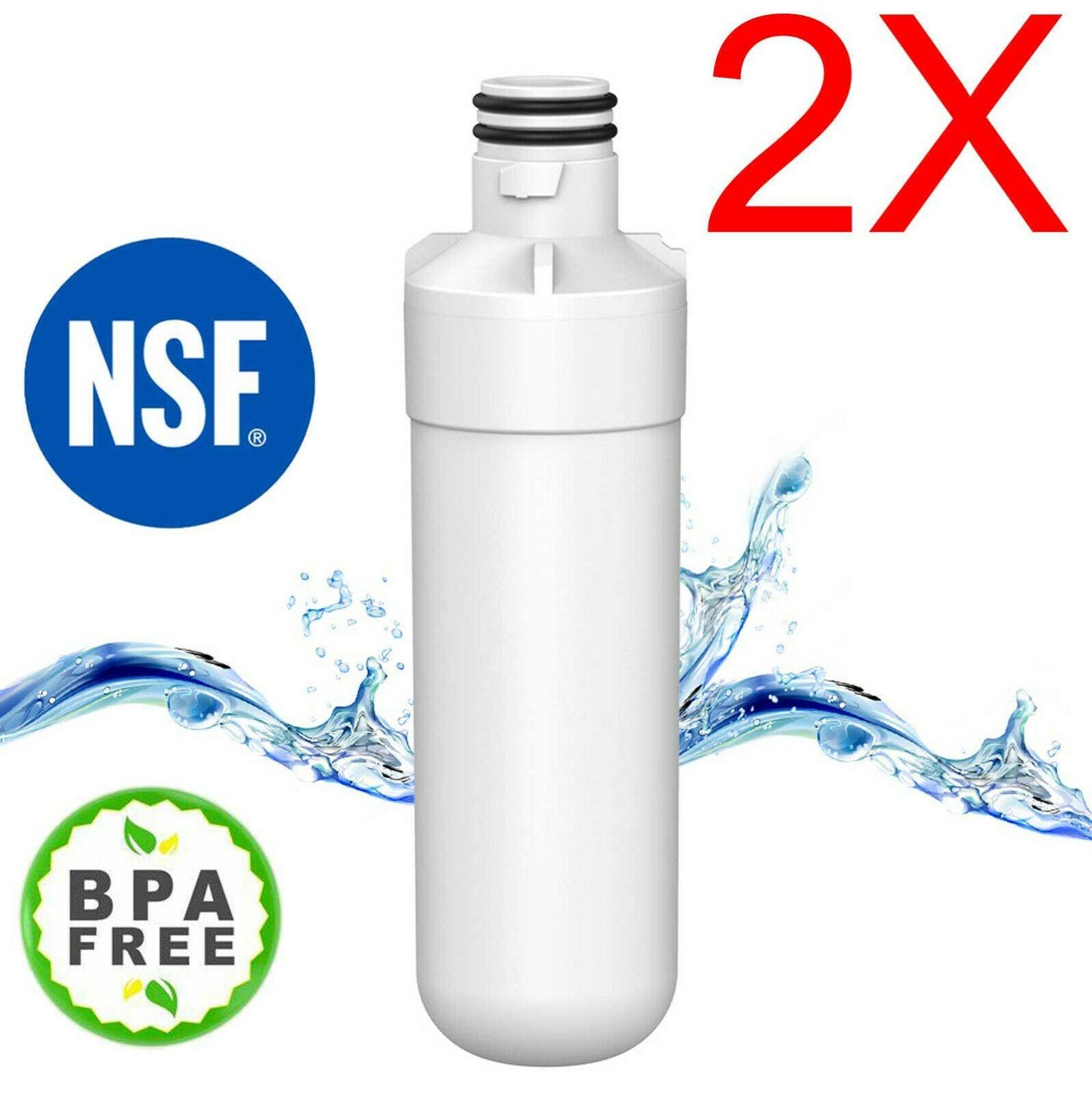 Fridge Water Filter For LG LT800P LSXS22423S LSXS22423W LSXS22423B LMXS30776S Sparesbarn