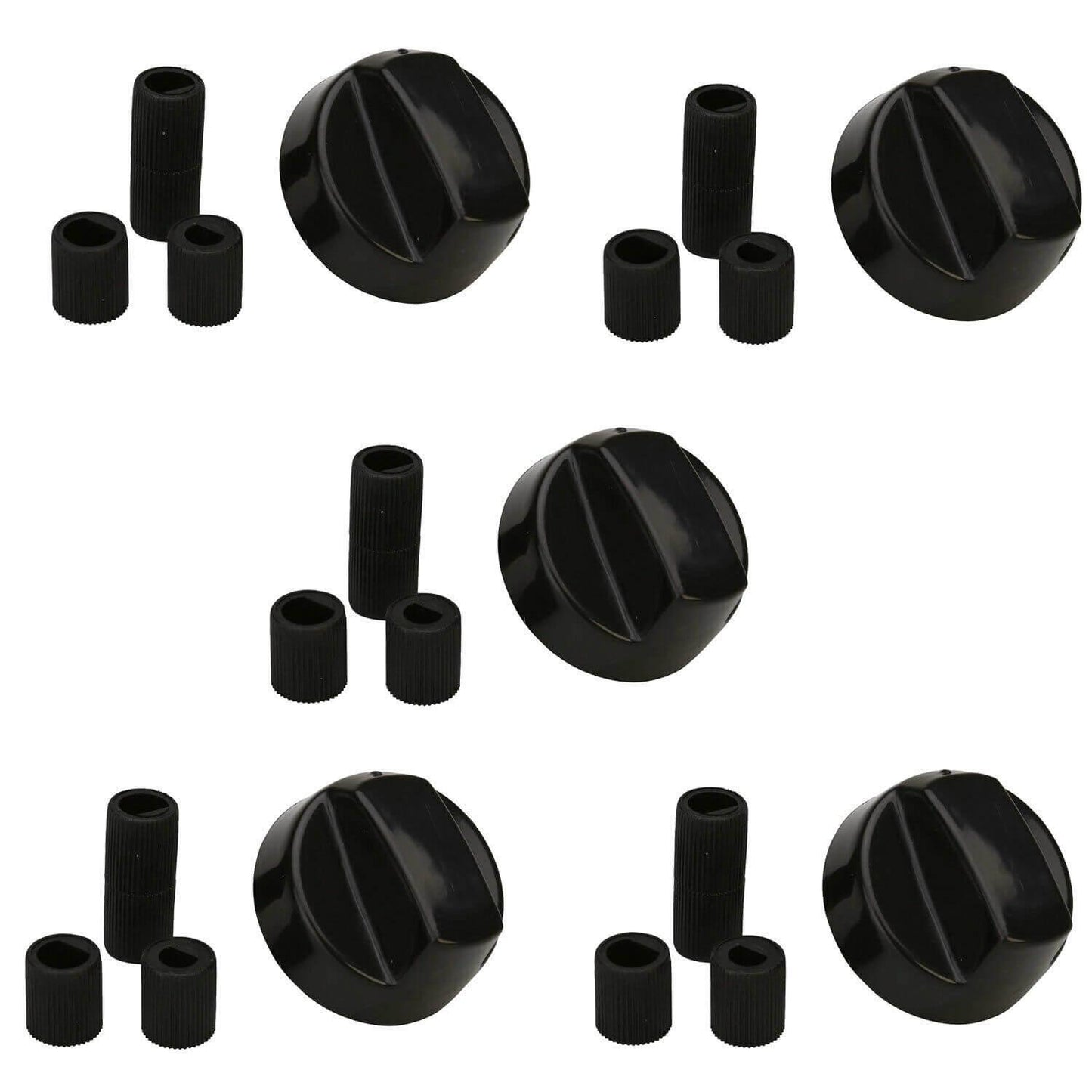 Universal Cooker Oven Stove Knobs Rotary Switch With 3 D Shaft Inserts Sparesbarn