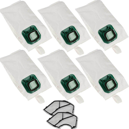 6Pcs Dust bag for vorwerk vk140 VK150 FP140 FP150 Kobold Sparesbarn