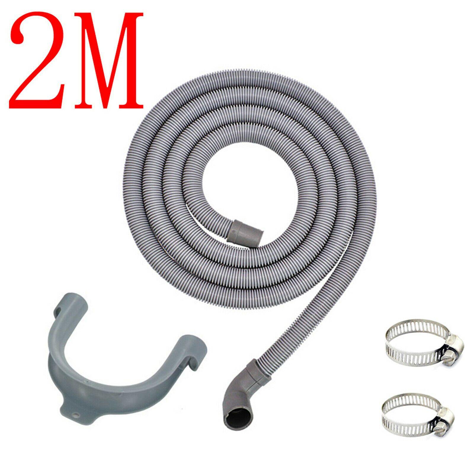 Washer Drain Hose Outlet 2 Meter For LG T1809ADFH5 WT-R10686 WT-R10806 WT-R10856 Sparesbarn