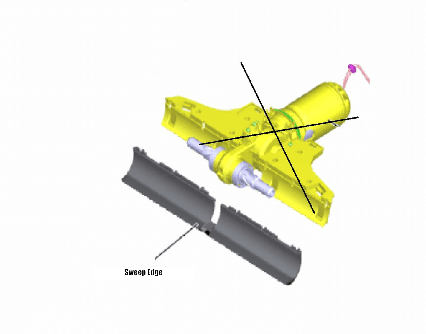 2X Sweep Edge For Karcher 5.055-410.0 FC5 Hard Surface Sweeper Power Brush Sparesbarn