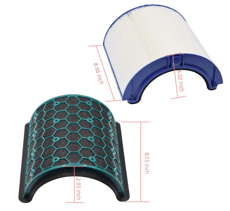 HEPA Activated Carbon Filter for Dyson TP04 TP04 HP04 969048-02 Sparesbarn